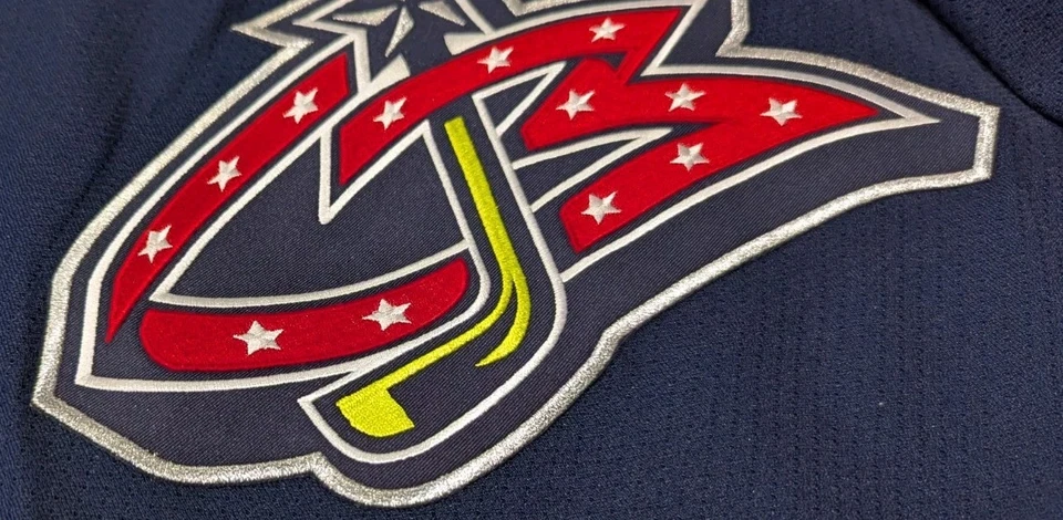 Vintage Columbus Blue Jackets Jersey Youth Large/XL Navy NHL Hockey Koho - Image 3 of 4