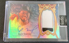 2022 Topps Dynasty Autograph Eloy Jimenez #DAP-RJ2 Patch Auto #03/10 White Sox