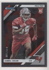 2019 Panini Donruss Rookies Press Proof Silver 49/100 Jamel Dean #285 0a7