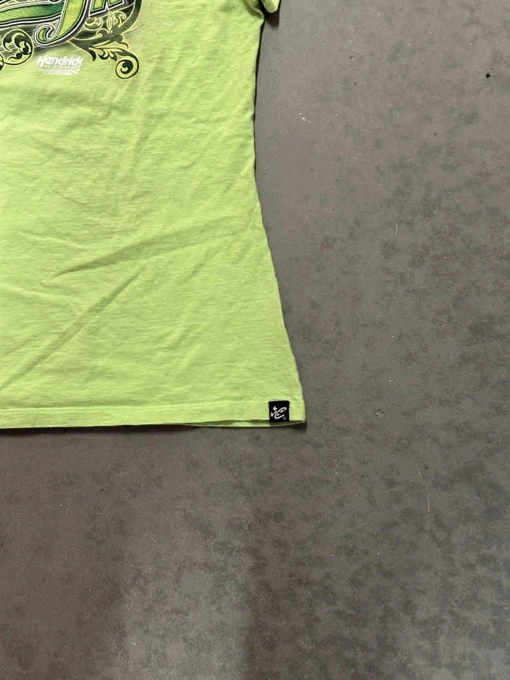 Camiseta manga corta XL Nascar verde lima Dale Earnhardt Jr para mujer Foto 4 de 4