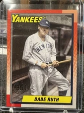 2025 Topps Series 1 - 1990 Topps Baseball Babe Ruth The Real One Variation /90
