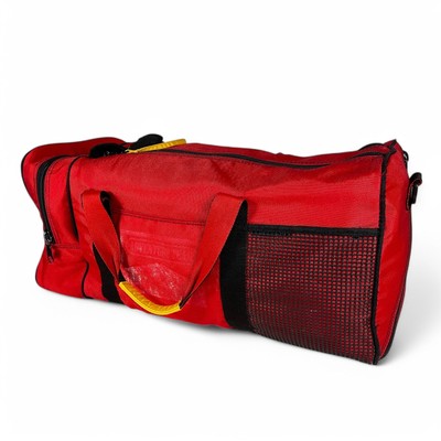 Vtg 90s Marlboro Cigarettes Adventure Team Duffle Bag 24'' Travel Gym Red Brand