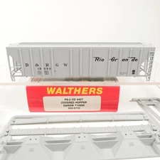 Walthers HO Denver Rio Grande D&RGW PS-2 CD 4427 Covered Hopper Kit 932-5710