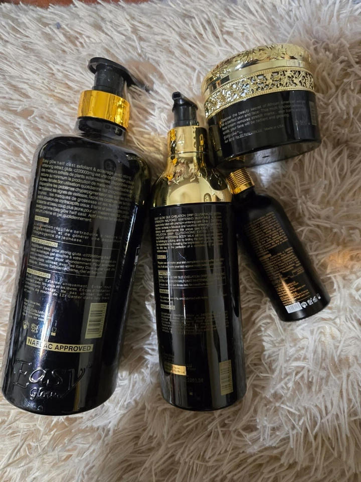 Easy glow full set lotion, shower gel, serum, and face cream 4 In 1 Set - Image 4 of 4