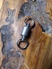 Super Mini Titanium Swivel With 10mm Titanium Keyrings