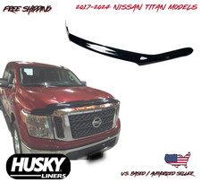 2017-2024 Nissan Titan High Profile Bugflector Hood Bug Shield Protector 2017-2024 Nissan Titan High Profile Bugflector Hood Bug Shield Protector