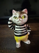 Vintage Kreiss Ceramic Cat 4 Inches Tall Rare