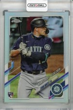2021 Topps Chrome Update Evan White Refractor RC /250 Mariners