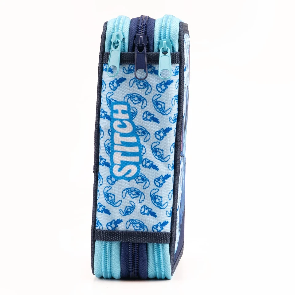Astuccio stitch 3 Scomparti Bambino Bambina – Portapenne per Scuola Elementare - Immagine 2 di 4