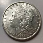 1890 Morgan Silver Dollar $1, AU-BU. Deep Luster, High Grade! G129