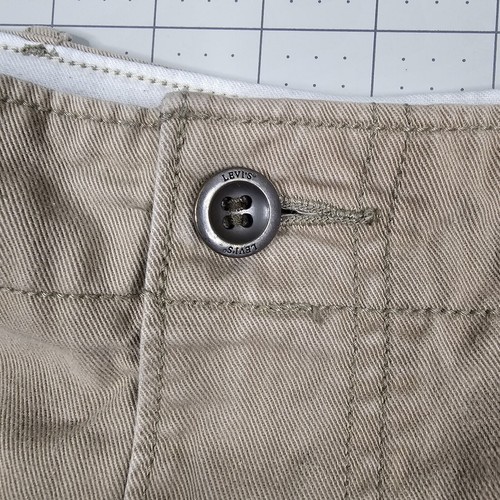 Levis Cargo Shorts Mens 36 Tan Baggy Loose Y2K 90s Streetwear Skater Preppy - Picture 4 of 14