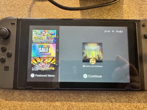 Nintendo Switch Grey Console - Picture 3 of 8