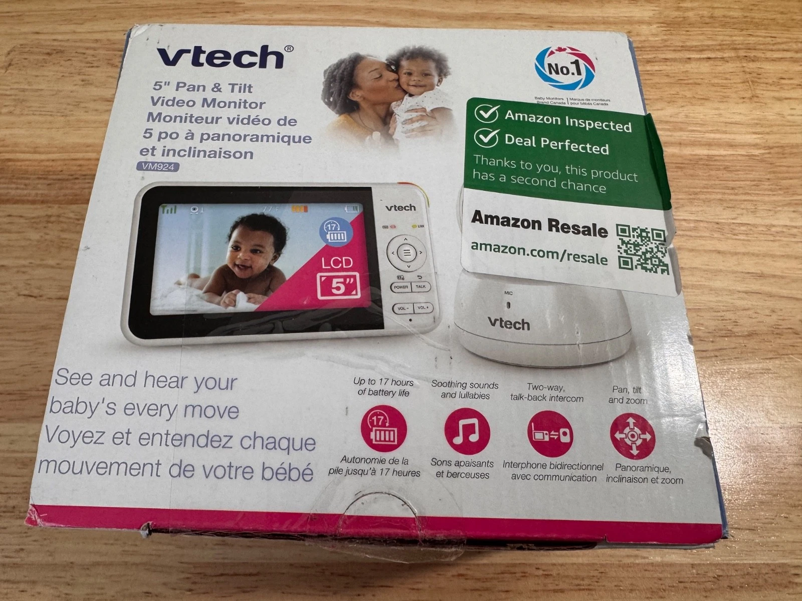 *Read* VTech VM924 Remote Pan-Tilt-Zoom Video Baby Monitor, 5" LCD Screen