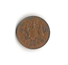 1973 Barbados - 1 Cent - 426 - Bronze - 3g