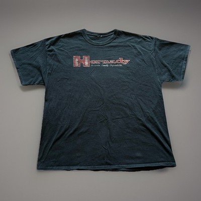 Hornady Accurate Deadly Dependable Ammunition Black T Shirt XL