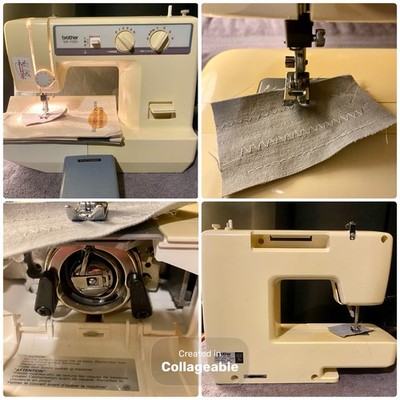 Vintage Brother VX-1120 Sewing Machine w Manual, Foot Control - WORKING