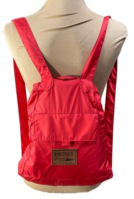 Outback Trading Company Pack-a-roo Parka Backpack Red Size S Small Hiking Lightw