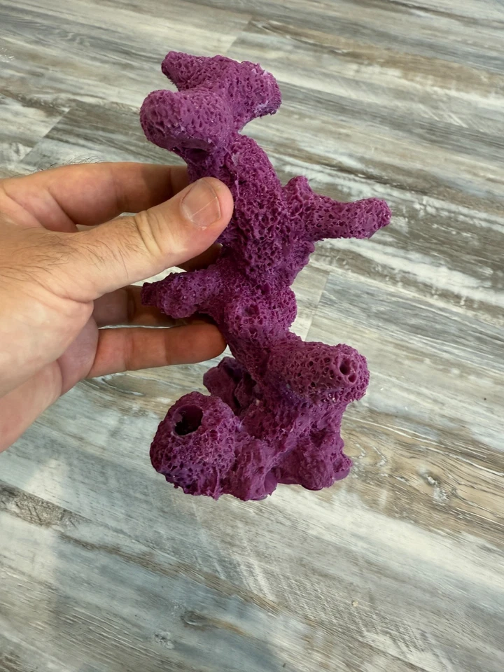 Torre de antorcha de lecho de arena de 10 agujeros coral fragmento enchufe estante/roca para enchufes de coral vivo Foto 2 de 2