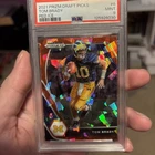 2021 Panini Prizm Draft Picks Prizms Red Ice #6 Tom Brady Psa 9