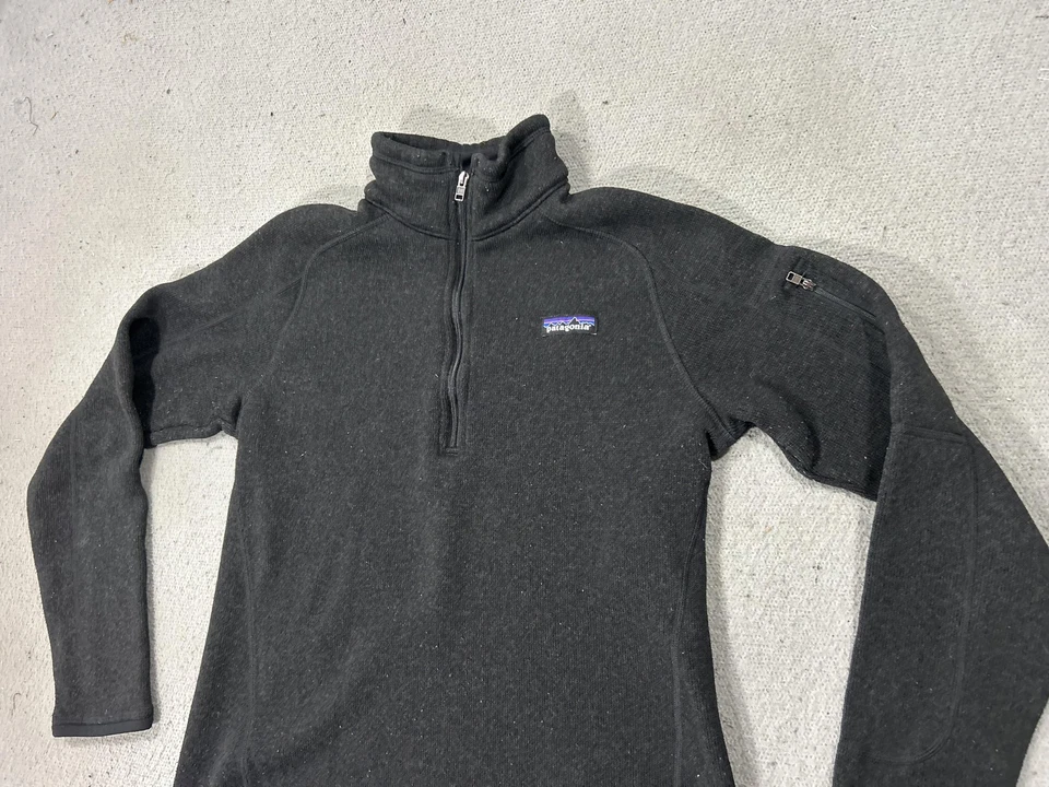 Suéter Patagonia Mujer Medio Carbón Mejor Suéter 1/4 Cremallera Polar Pullover Foto 2 de 4
