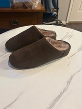 UGG Elea Slip-On Dusted Cocoa Brown Suede Slippers Women  s 7