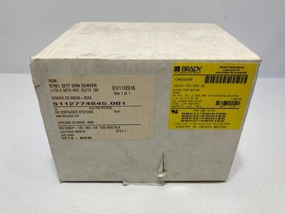 Brady B30EP-170-593-BK Raised Label 2.4'' x 2.4'' Polyester