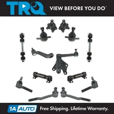TRQ Front Ball Joint Tie Rod Sway Bar Link Idler Steering Suspension Kit  14pc