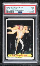1986 Scanlens/Topps WWF Ringside Action Brutus The Barber Beefcake PSA 5 0c9g