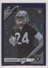 2019 Donruss Optic Rookies FOTL Purple Stars Prizm 19/25 Johnathan Abram 0c2