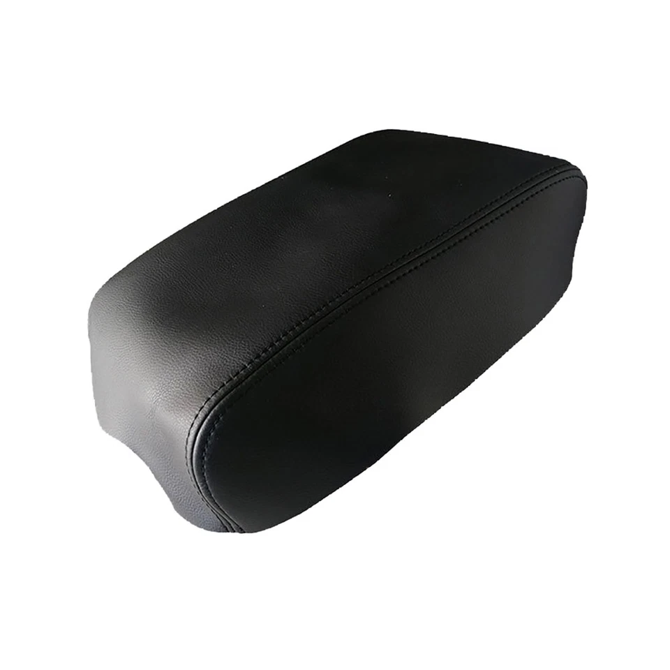 Console Armrest Cover Microfiber Leather Black Fit For Toyota Camry 2012-2017 - image 2 of 4