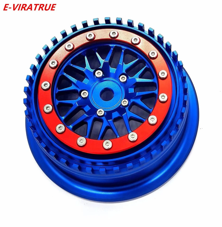 E-VIRATRUE 2.2/3.0''Alu Wheel For Losi Tenacity TT Pro/Lasernut U4 1/10 1pcs - Image 3 of 4