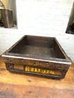 <!--F#f_0-->C.1910 Factory Box w/ Reinforced Corners, Stencil, Label Holders, Bottom Runners<!--F/-->