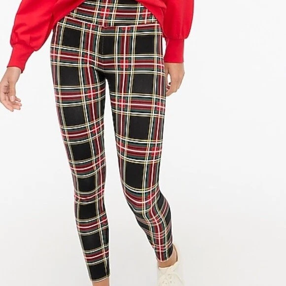 Tartan leggings cheap womens