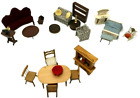 Vtg Dollhouse Miniatures Lot of 21 1:12 Collection Mix 4 Rooms *3 Pc Broke