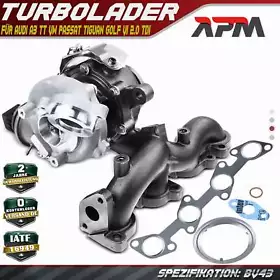 Turbolader für VW Golf VI 5K1 AJ5 Jetta III IV Beetle 5C 2.0 TDI Motorcode CJAA