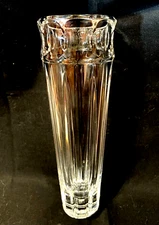 Lenox Lead Crystal Woodward Bud Vase Signed Interlocking Circles Beautiful