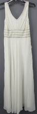 J Kara Beaded V-Neck Gown Size 4  14A 1850 Blm