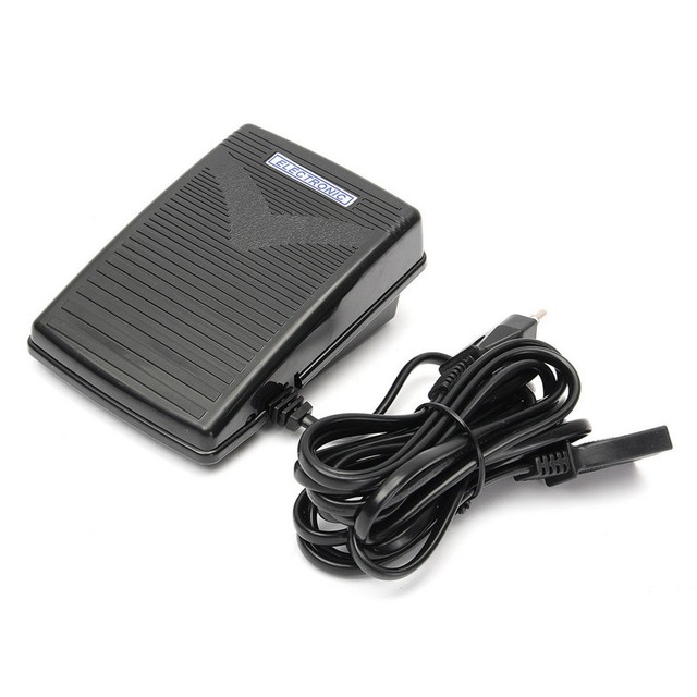 Home Sewing Machine Foot Control Pedal Connector Switch Cord 200240V