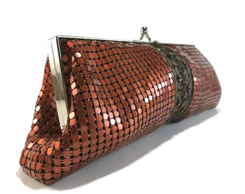 Evening Clutch Metal Mesh Purse for Party Prom Wedding Banquet (USA Stock) NEW - Picture 67 of 78
