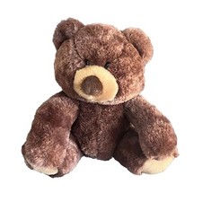 Very Soft Plush Brown Bear Beanie Bottom Aurora Adorable Sweet Cute Lovey