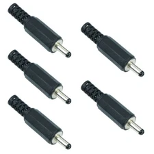 5x 1.3mm x 3.5mm DC Male Power Plug Jack Connector Laptop