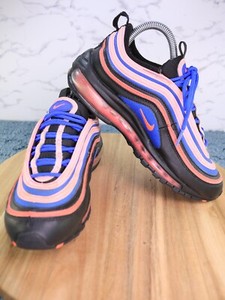 Nike Air Max 97 GS Youth 5 Sneakers Black Pink Racer Blue Retro Shoes CT1578 001