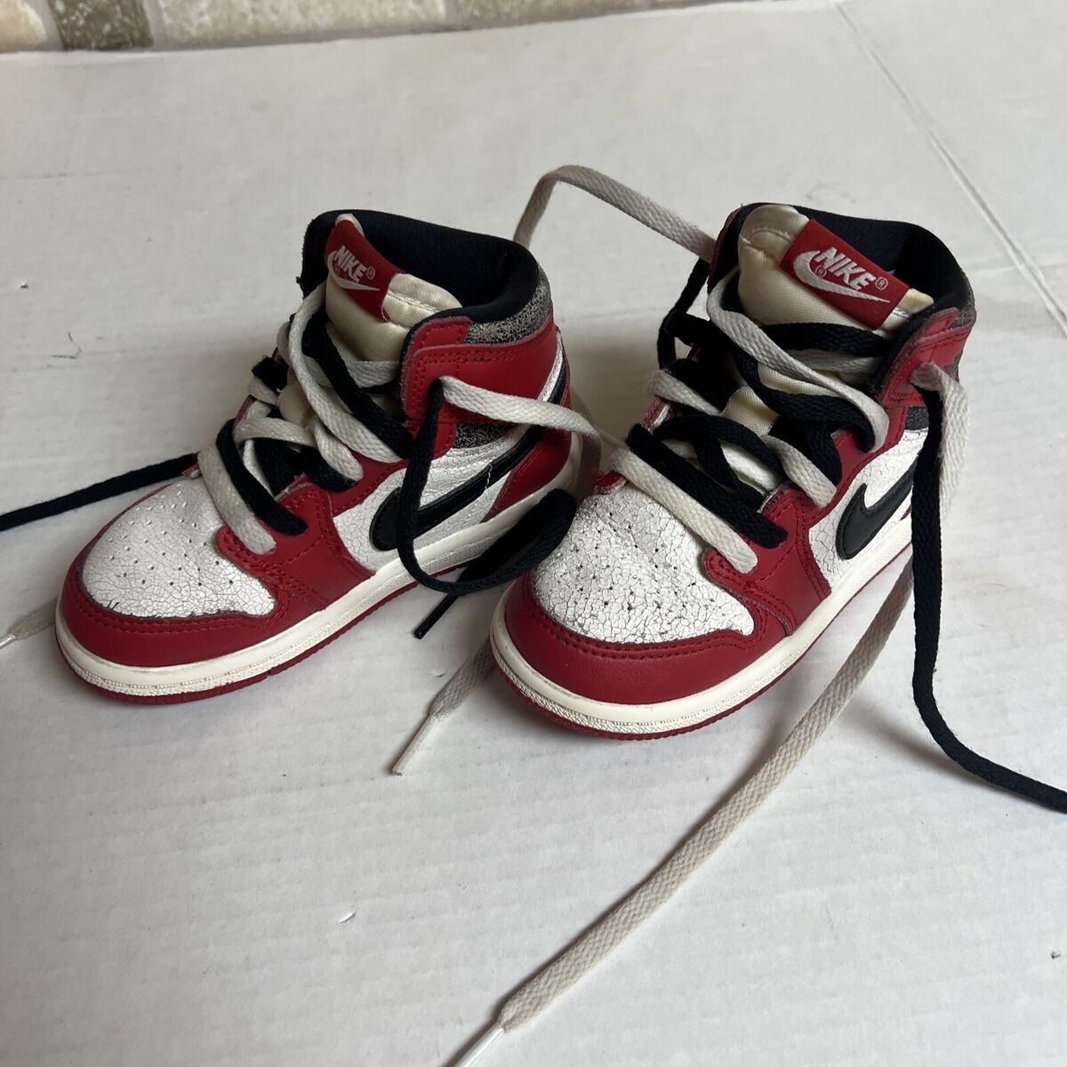 Nike Air Jordan 1 Retro High OG TD Lost and Found Red Black Nike Air Jordan 1 Retro High OG TD Lost and Found Red Black