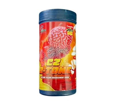 CZ AQUA PRODUCTS FLOWERHORN FISH FOODS - CZ AQUA - 2-TONE 100G