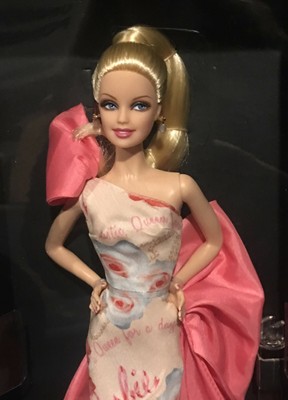 barbie collector pink label rose splendor