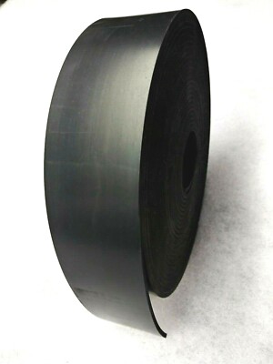 Neoprene Sheet Rubber Solid Strip 1/8'' Thick x 2-1/2'' W x 5-Foot L 60 Duro Std