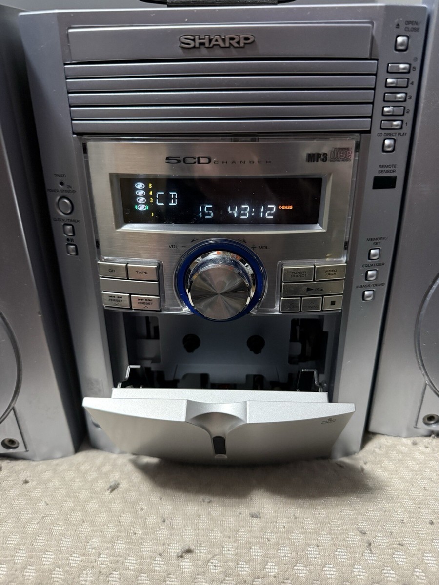 Sharp XL MP 130 Micro Component System with Speakers Tested
