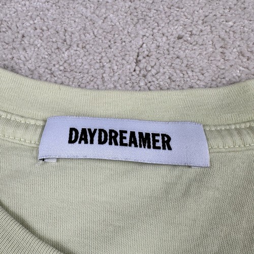 Daydreamer Guitars T Shirt Womens Medium Oversized Boxy Fit Rock & Roll Yellow - Picture 6 of 11