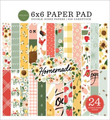 Carta Bella - Paper Pad 6x6'' - ''Homemade'' - Paper Pack