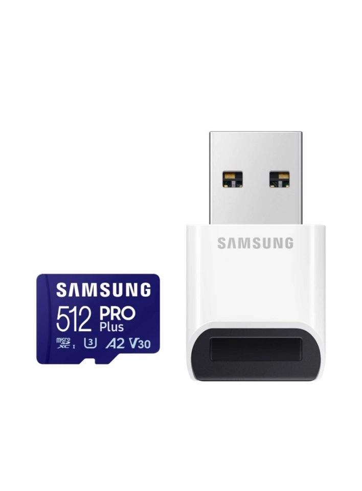 Samsung - Pro Plus 512GB microSDXC Memory Card 180 MB/s Read 130 MB/s Write - Image 2 of 4